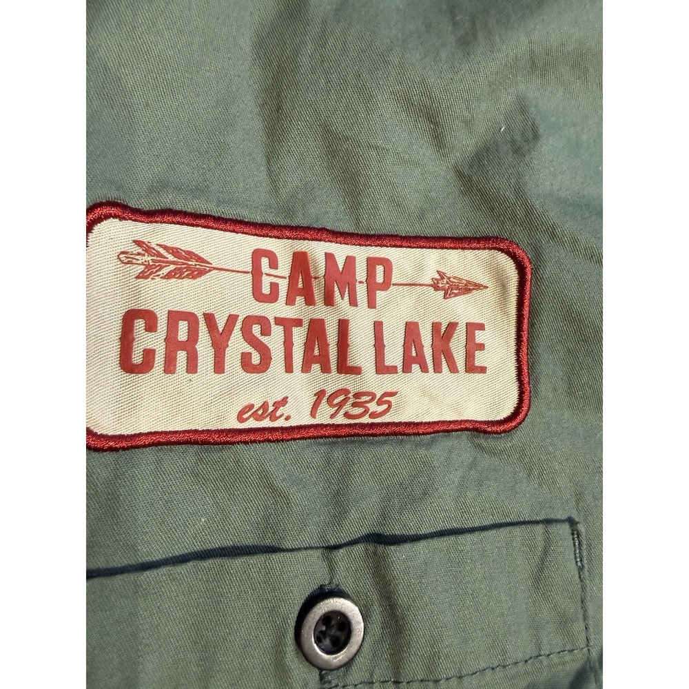 Friday The‎ 13th Jason Voorhees Camp Crystal Lake Shirt L Horror - Picture 4 of 9